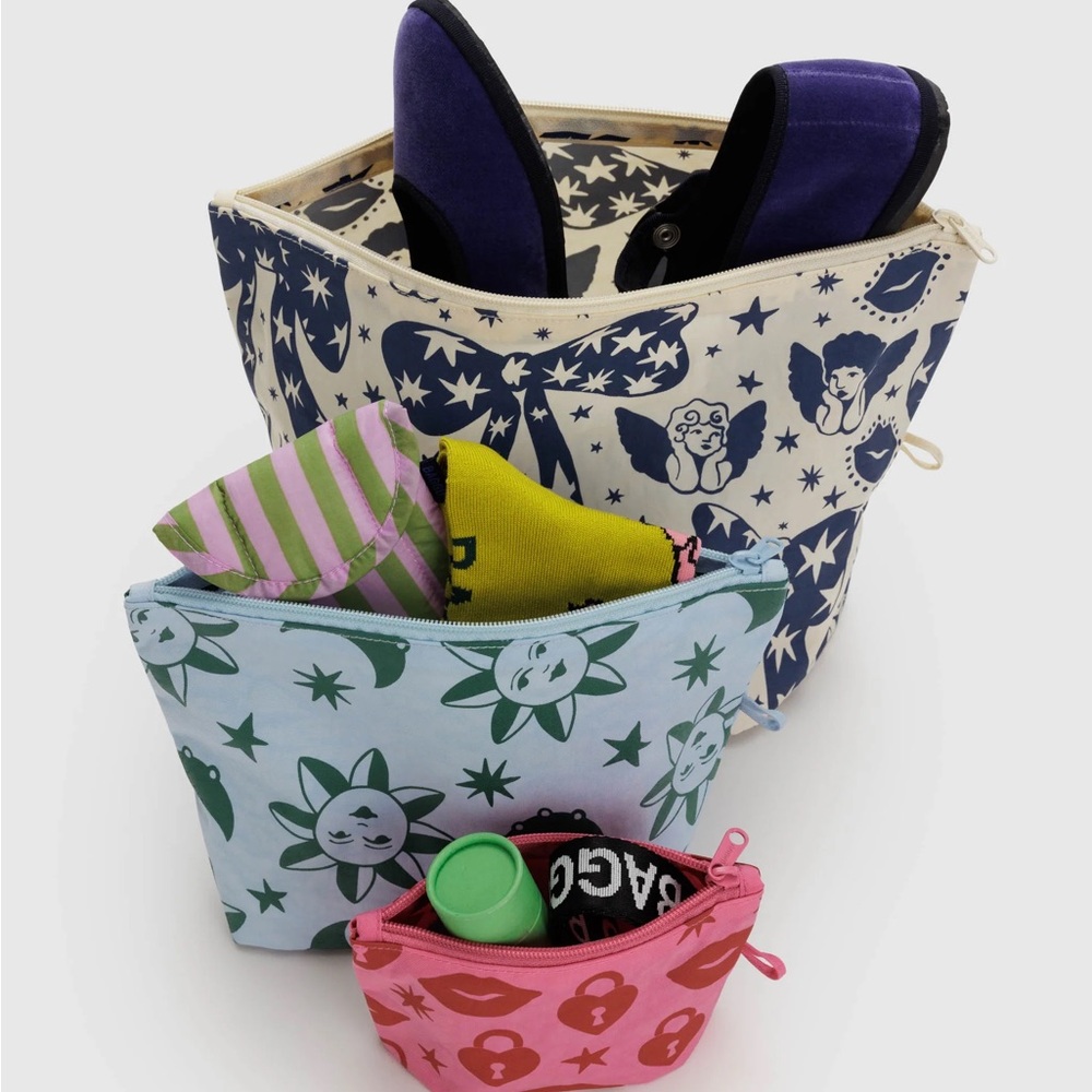 Baggu Charms Go Pouch set